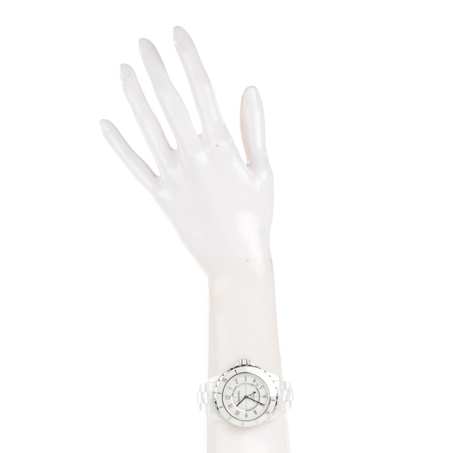Chanel Stainless Steel Ceramic 42mm J12 Automatic Watch White 2 of 6