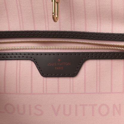 Louis Vuitton Damier Ebene Neo Neverfull MM Rose Ballerine 7 of 10