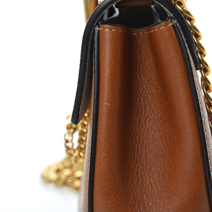 Chloe Grained Lambskin Mini Drew Shoulder Bag Caramel 8 of 10