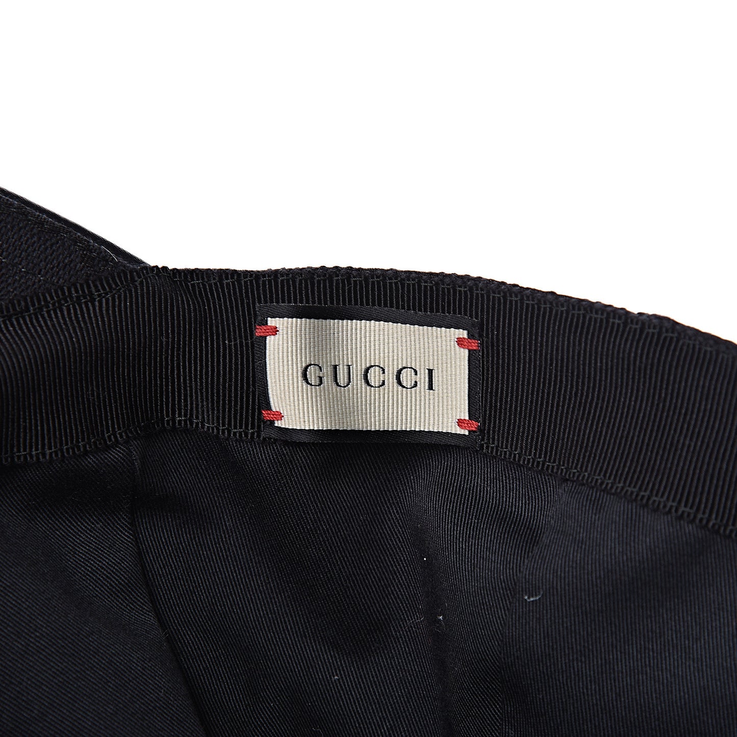 Monogram Web Baseball Hat XS Black