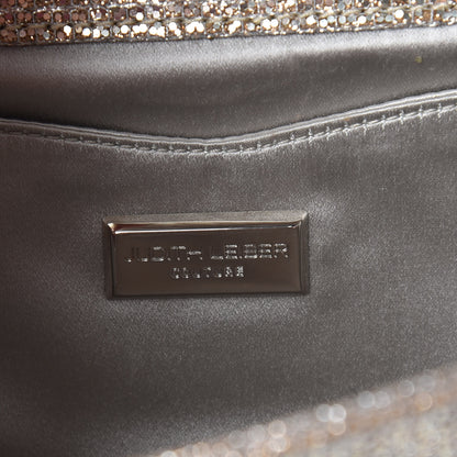 Judith Leiber Metallic Lurex Clutch Silver 6 of 12