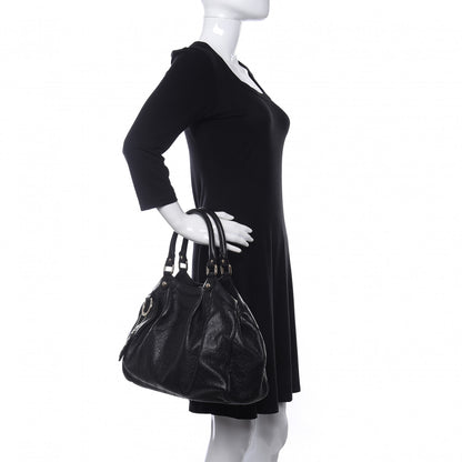 Gucci Guccissima Medium Sukey Tote Black 2 of 9