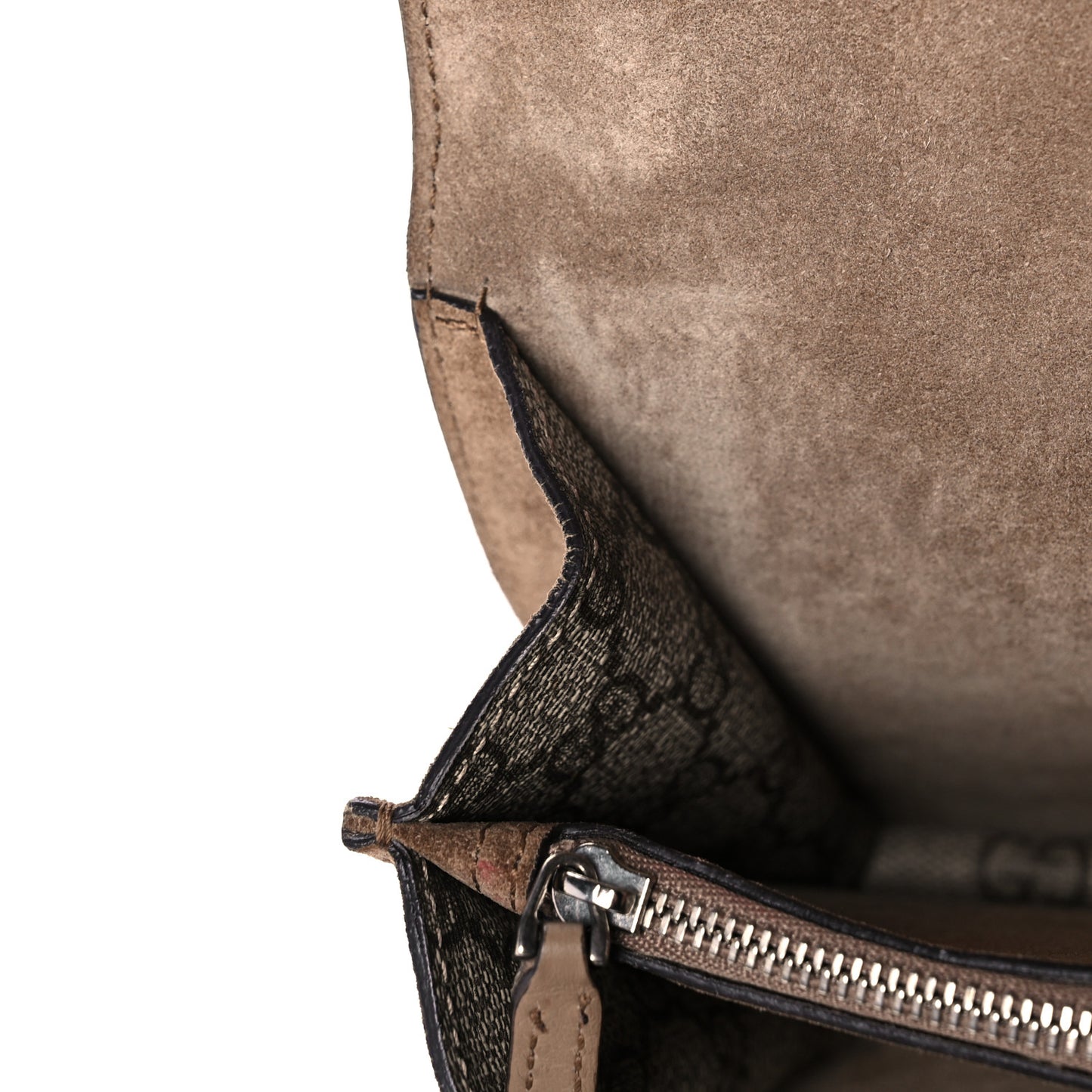 GG Supreme Monogram Small Dionysus Shoulder Bag Taupe
