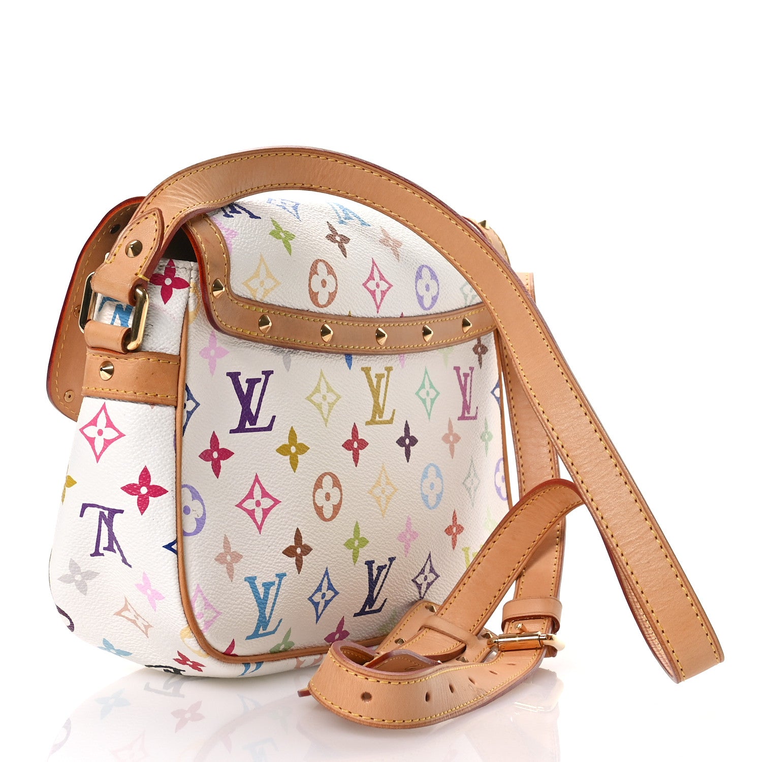 Louis Vuitton Monogram Multicolor Sologne White 3 of 11