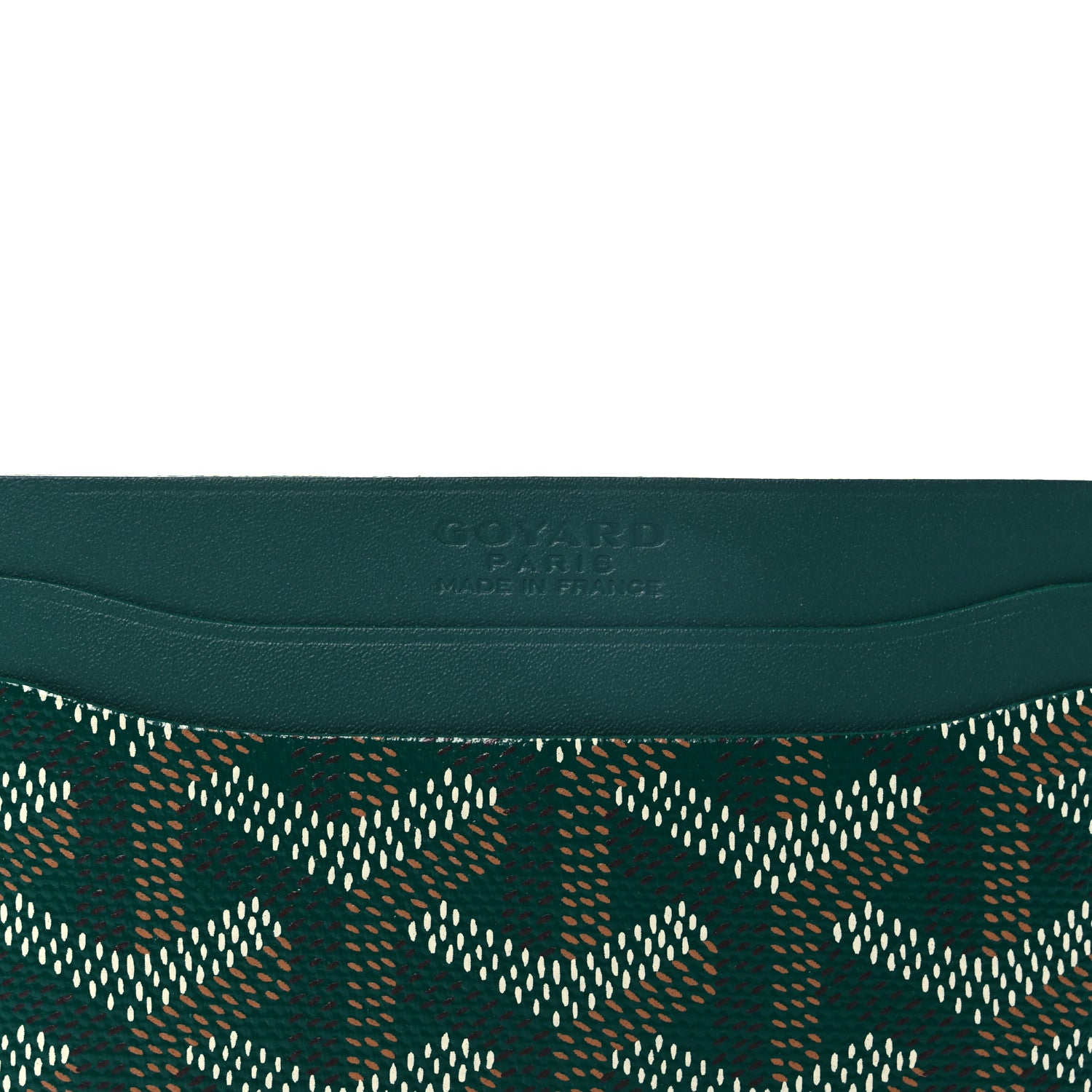 Goyard Goyardine Saint Sulpice Card Holder Green 6 of 7