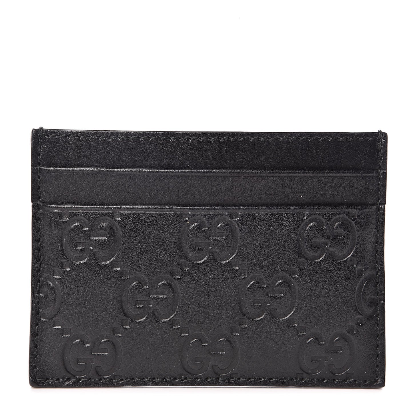 Guccissima Card Holder Black