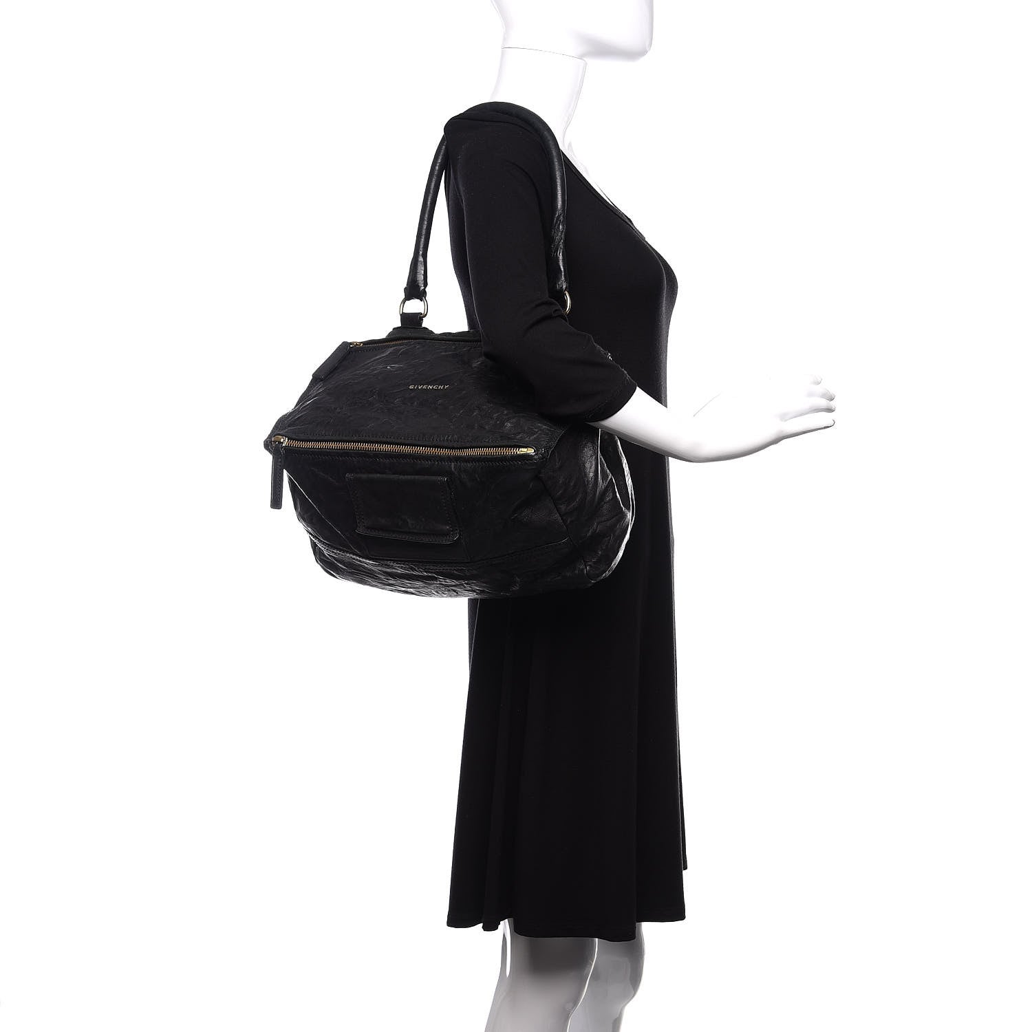 Givenchy Tumbled Sheepskin Medium Pandora Black 3 of 12