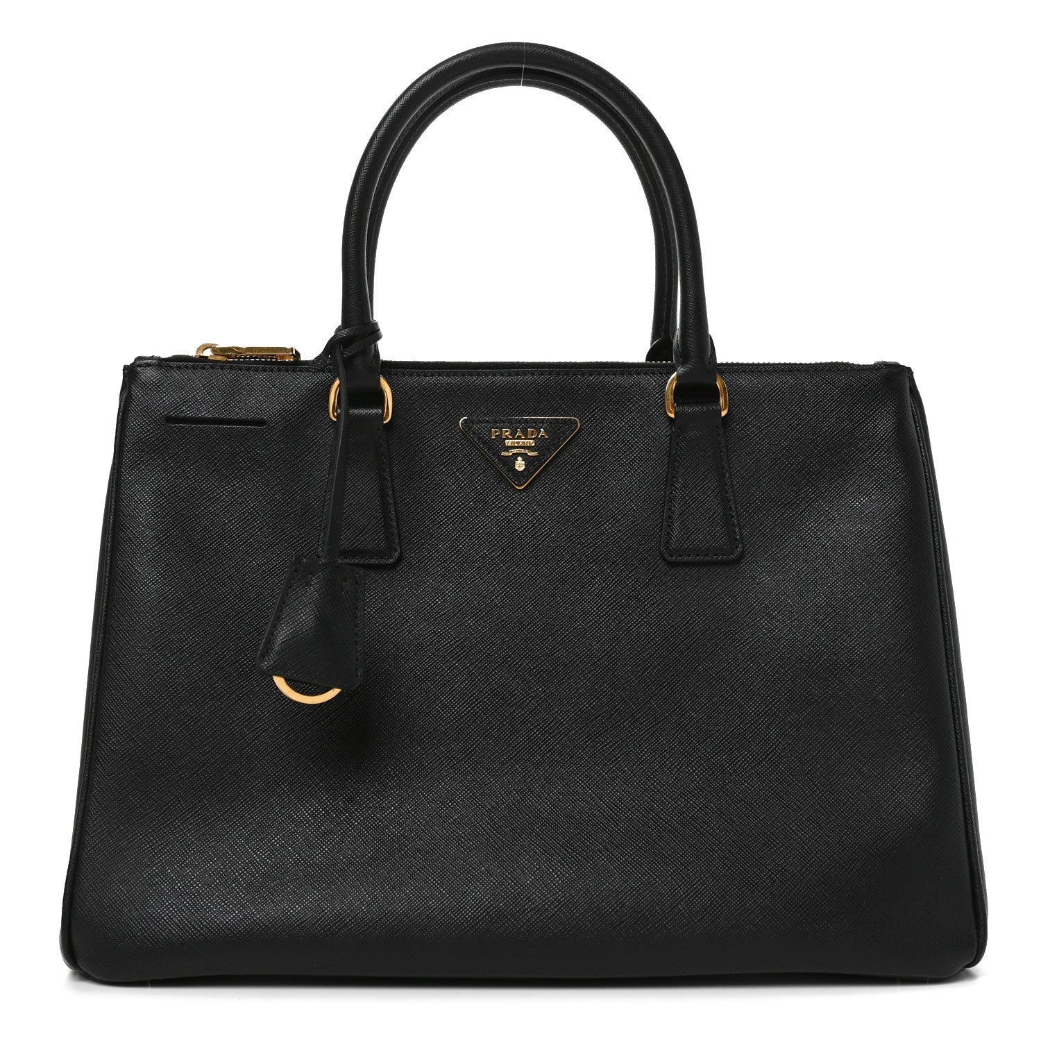 幸せPRADA⭐︎ガレリア⭐︎SAFFIANO LUX Prada Saffiano Lux Medium Galleria Double Zip Tote Black 1923217
