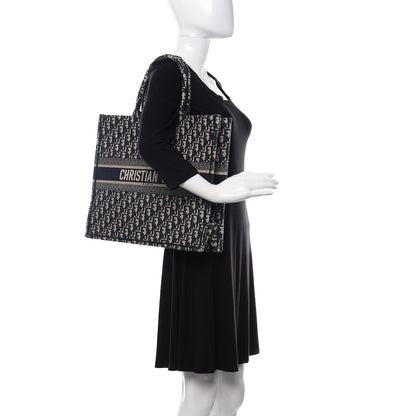Christian Dior Oblique Book Tote Blue Multicolor 2 of 10
