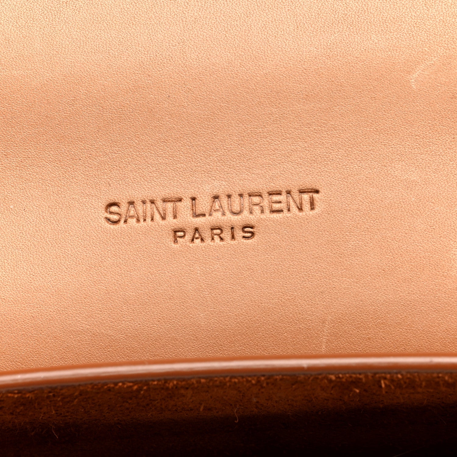 Saint Laurent Smooth Vintage Calfskin Small Kaia Satchel Brown Gold 6 of 10