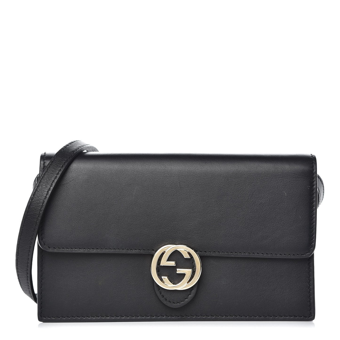 Calfskin Icon Wallet Black