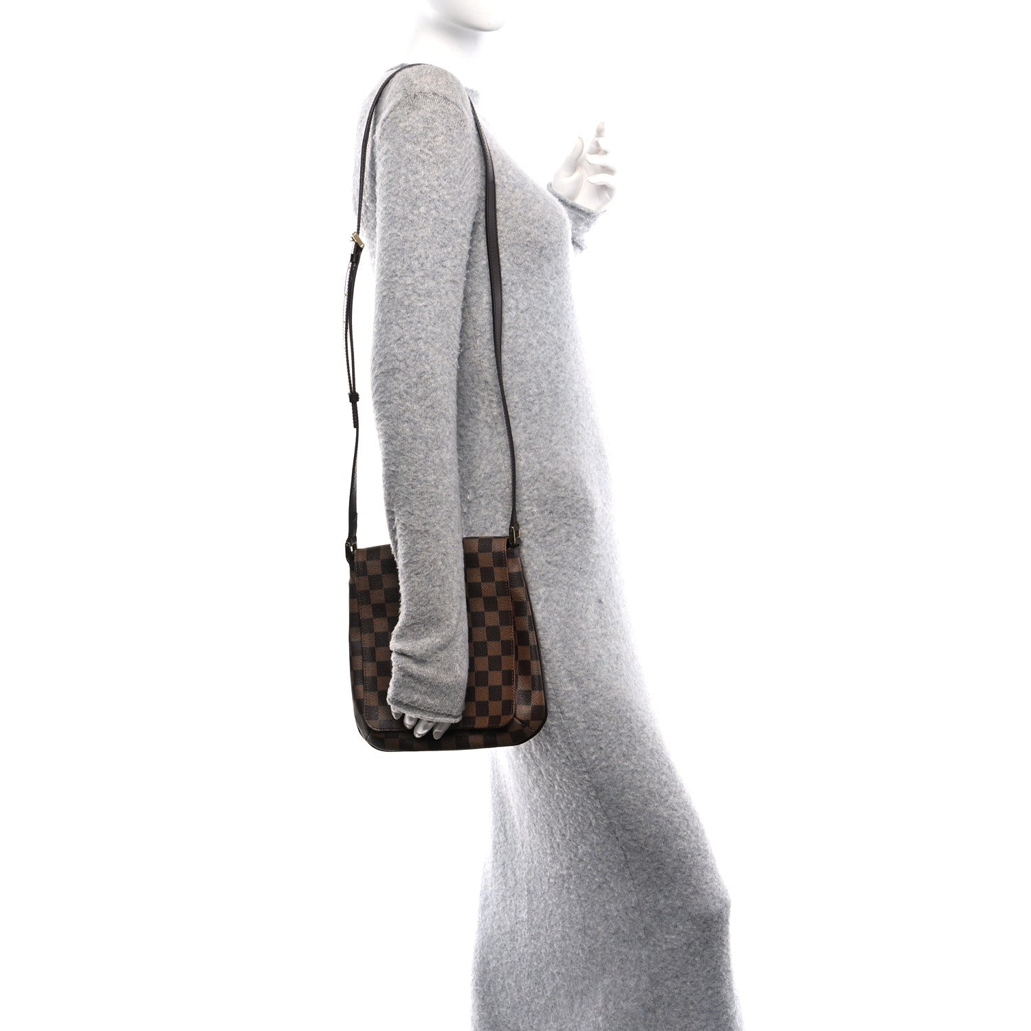 Louis Vuitton Damier Ebene Musette Salsa Long Strap 2 of 10