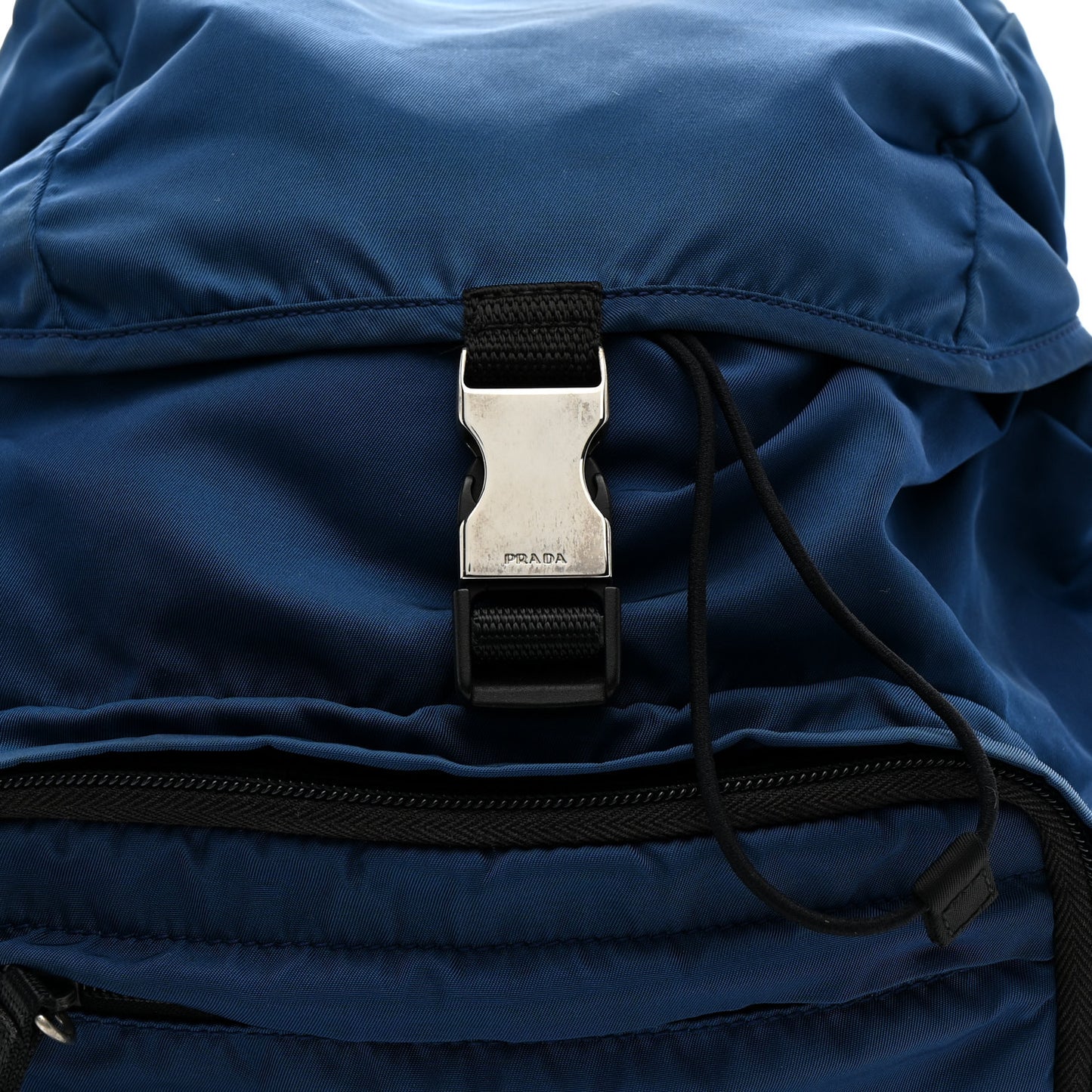 Tessuto Nylon Montagna Small Single Buckle Backpack Blue