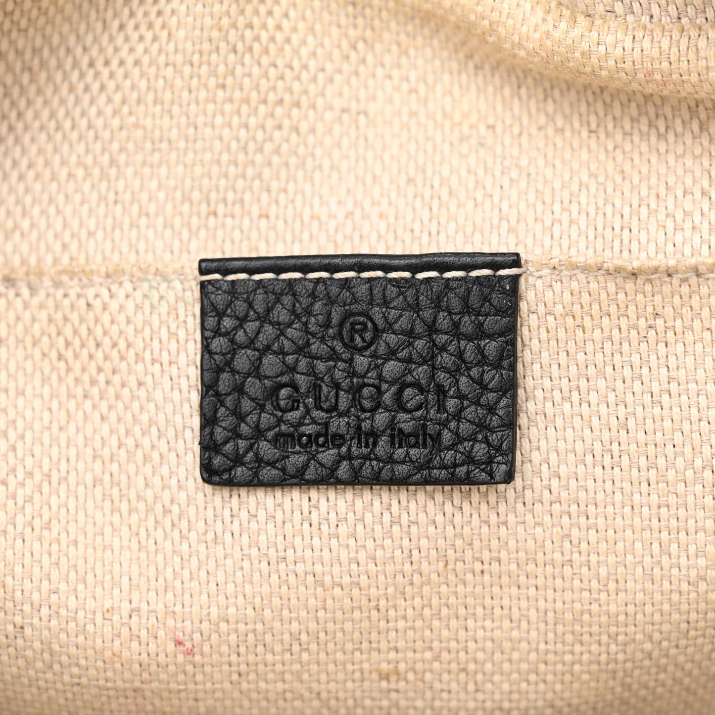 Pebbled Calfskin Small Soho Disco Bag Black