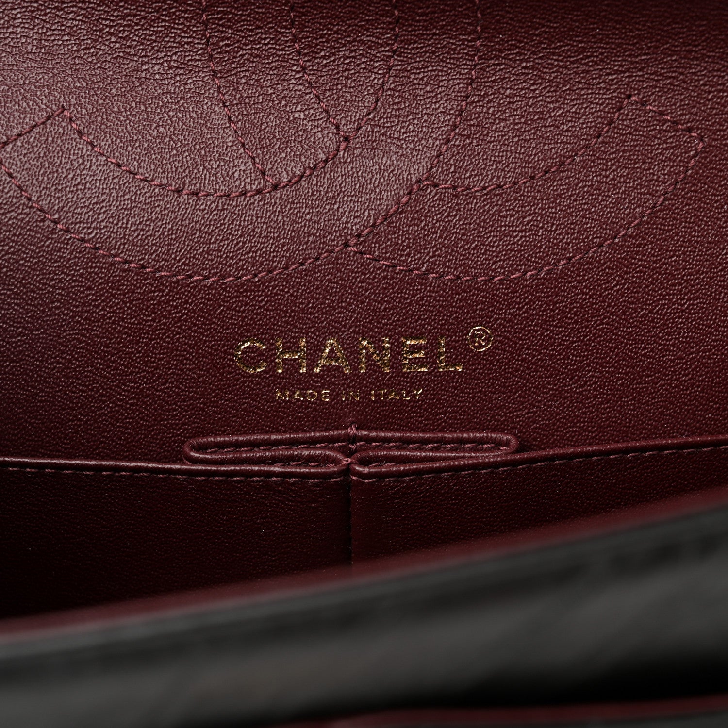 Chanel Aged Calfskin Chevron Quilted 2.55 Reissue 226 Flap Black 6 of 10