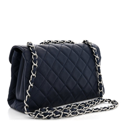 Chanel Lambskin Quilted By 4 Flap Navy 2 of 11
