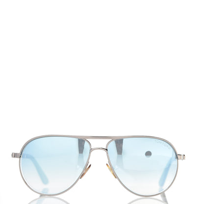 Tom Ford Marko Aviator Sunglasses TF144 Silver 2 of 9