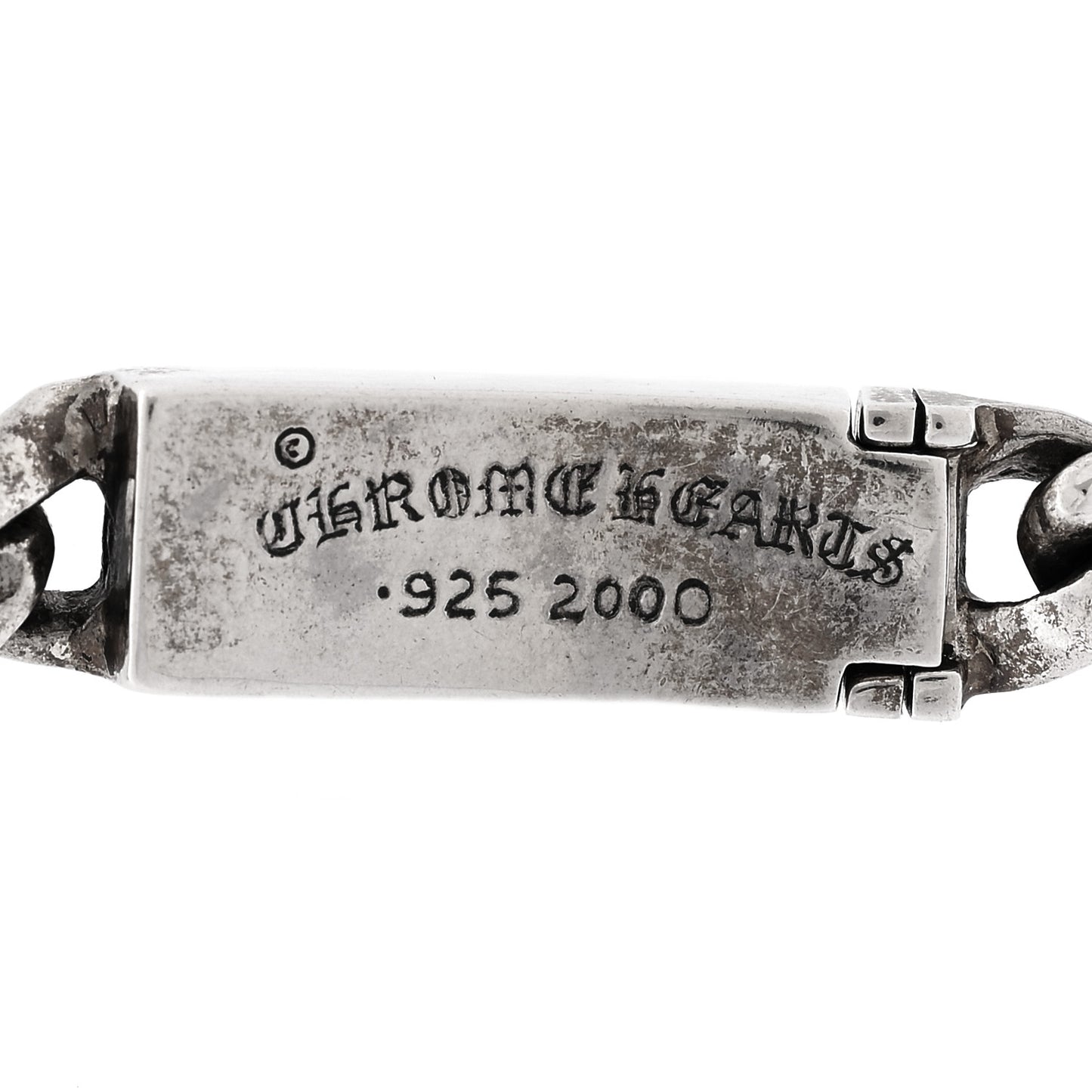 Sterling Silver Bella Mini ID Choker Necklace