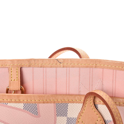 Louis Vuitton Damier Azur Tahitienne Neverfull MM 10 of 18