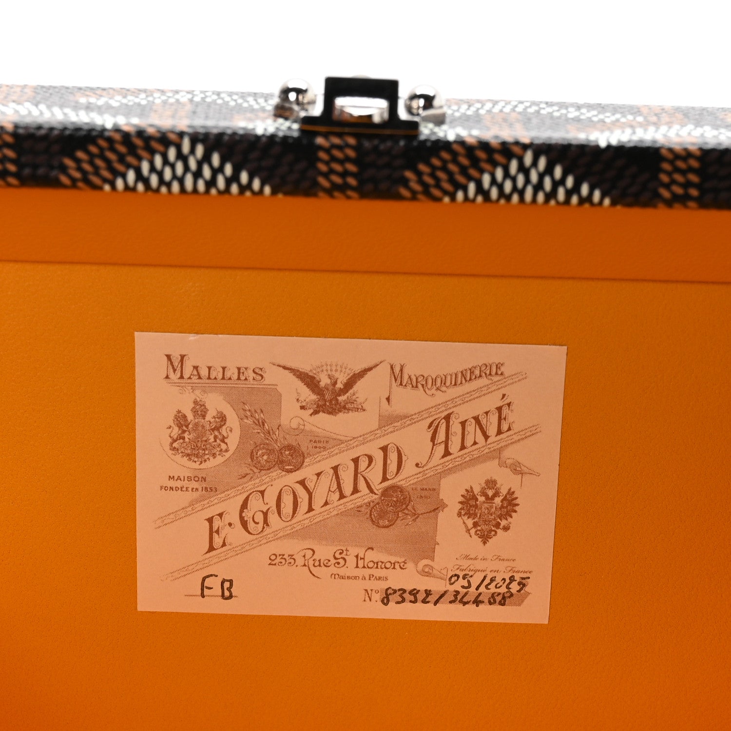 Goyard Goyardine Minaudiere Trunk Bag Black 7 of 10