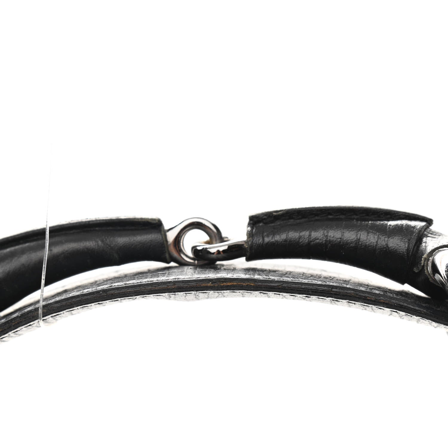 Gucci Monogram Medium Horsebit Chain Hobo Black 10 of 10