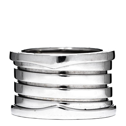 Bulgari 18K White Gold B.Zero1 Five-Band Ring 50 5.25 1 of 6