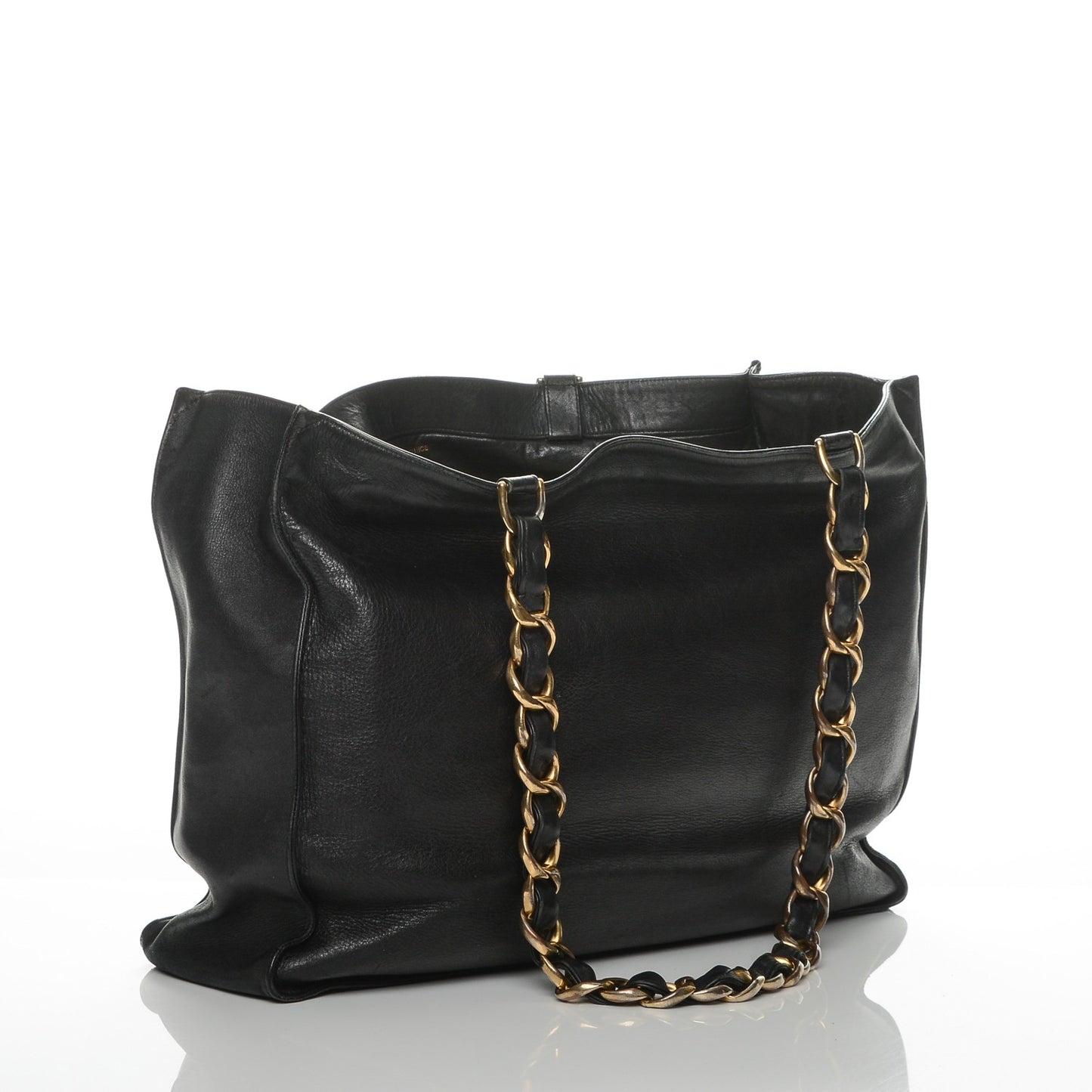 Lambskin CC Tote Black