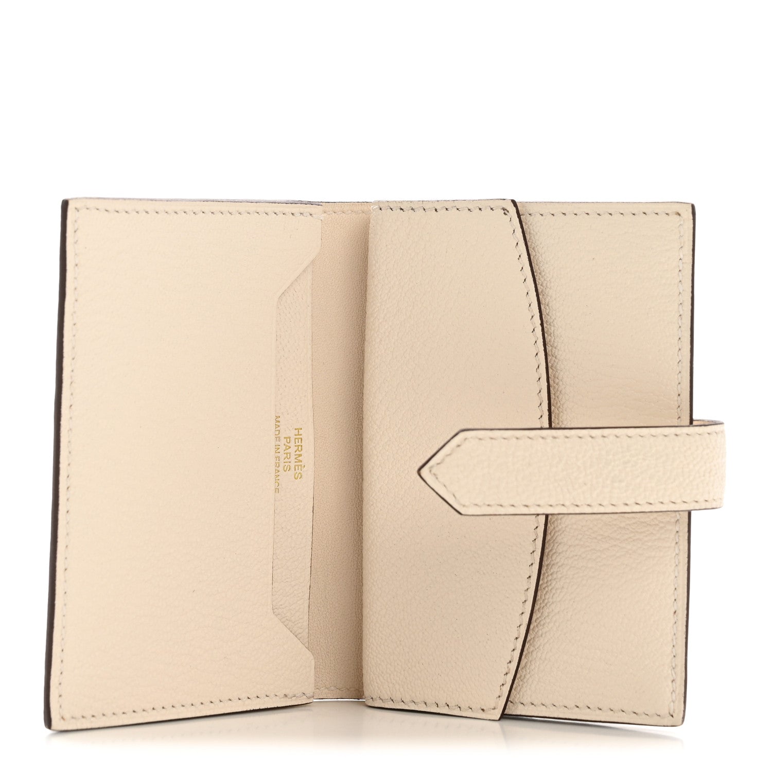 Hermes Chevre Mysore Mini Bearn Wallet Nata 5 of 12