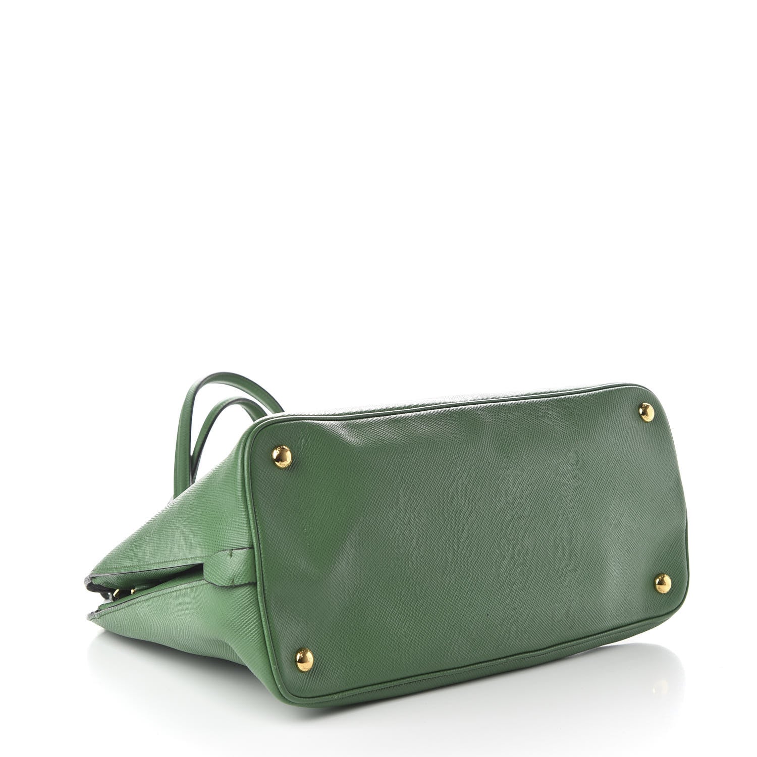 Prada Saffiano Turn Lock Tote Biliardo 5 of 10
