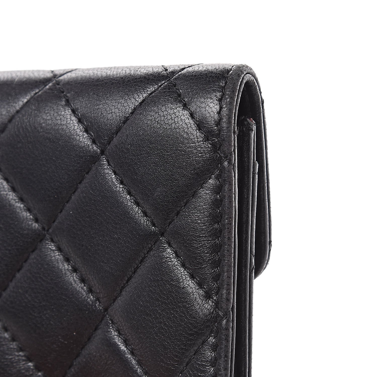 Chanel Lambskin Quilted Flap Card Holder Black 11 of 12