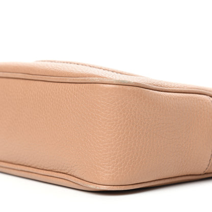 Gucci Pebbled Calfskin Small Soho Disco Bag Camelia 9 of 10