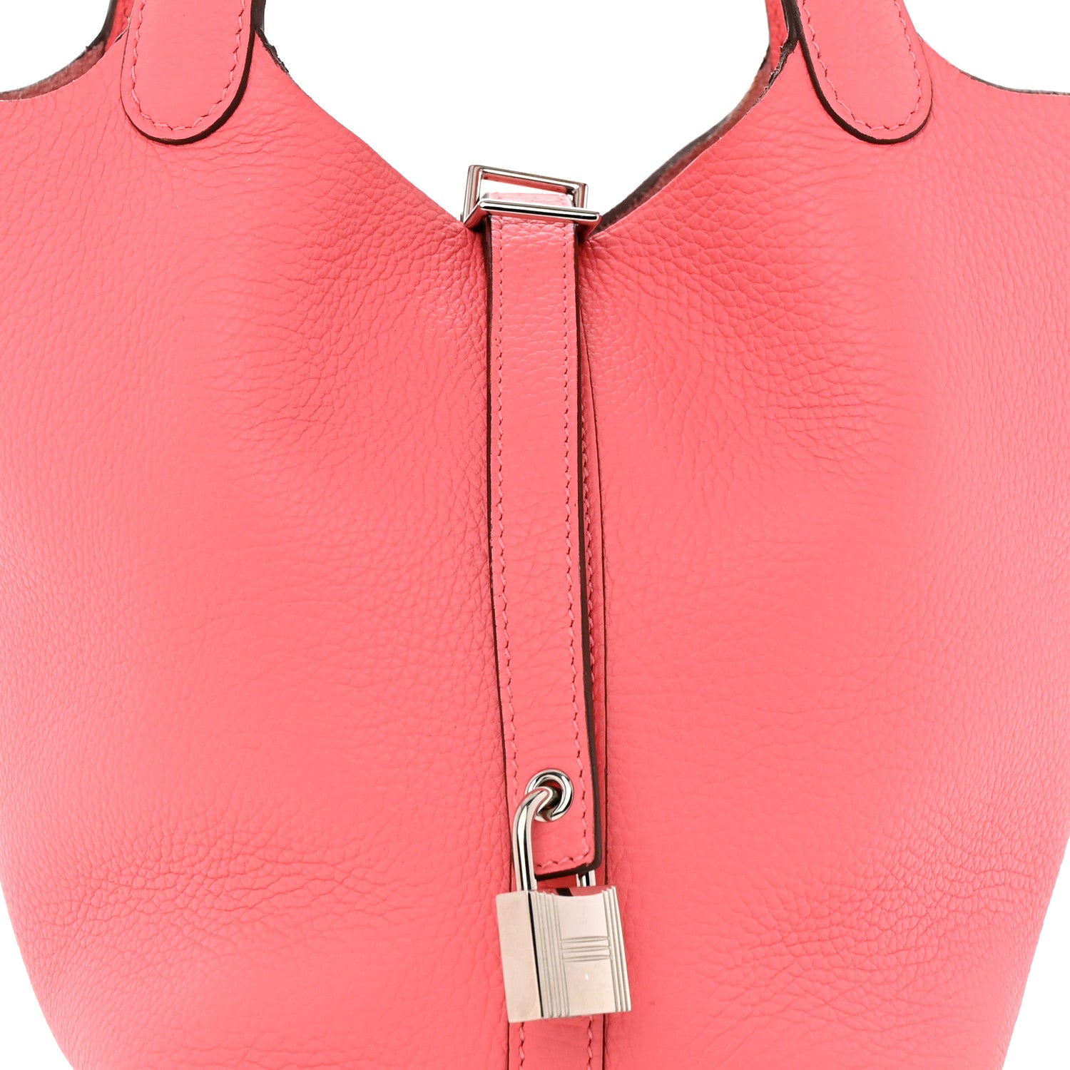 Hermes Taurillon Clemence Picotin Lock 18 PM Rose Azalee 8 of 13
