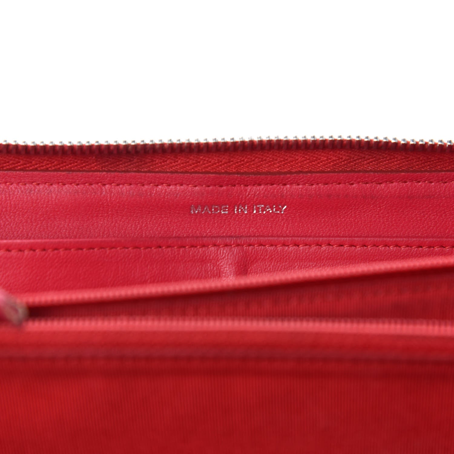 Chanel Lambskin Quilted Zip Around Wallet Dark Pink 8 of 9