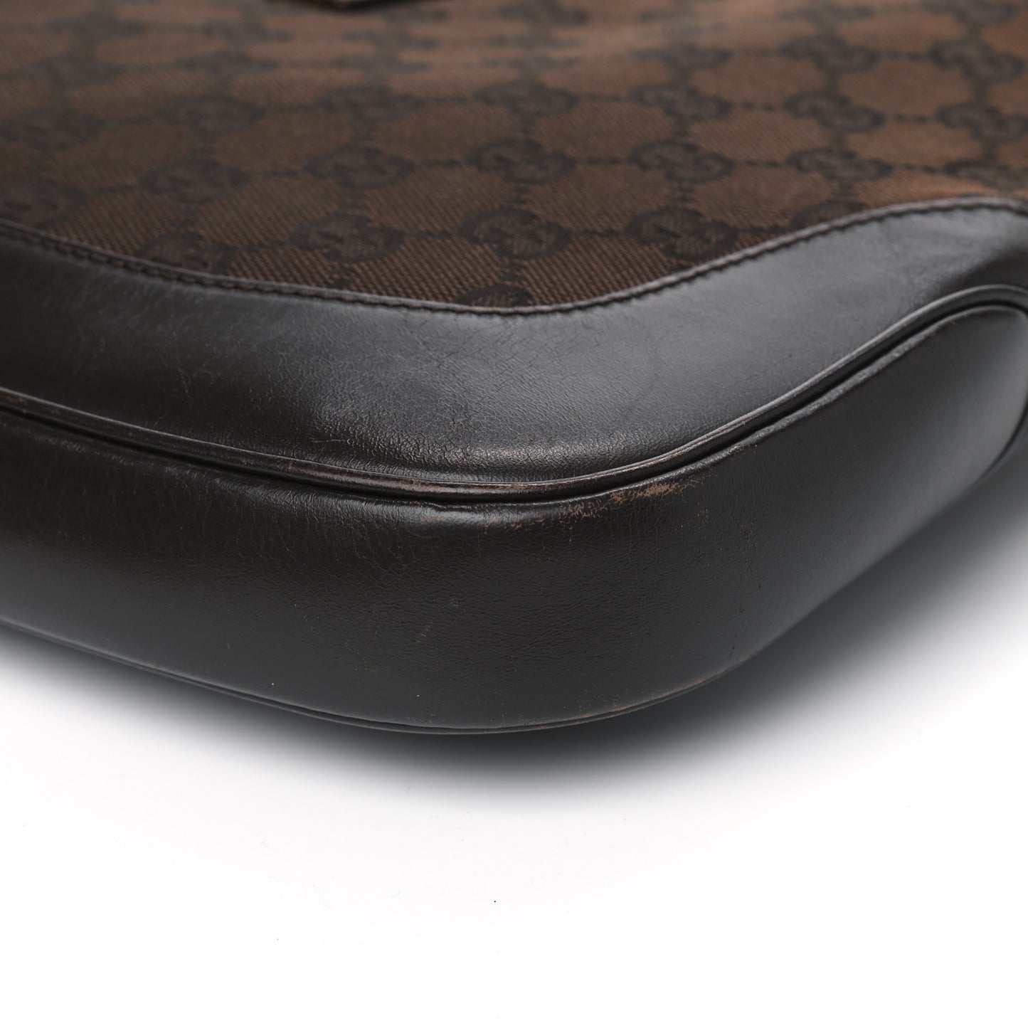 Monogram Web Small Jackie O Hobo Dark Brown