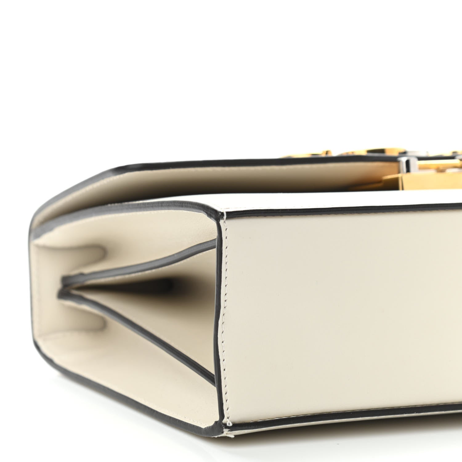 Gucci Grained Calfskin Small Zumi Shoulder Bag Mystic White 9 of 13