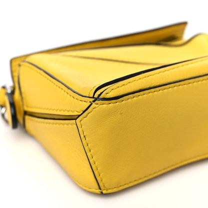 Loewe Calfskin Nano Puzzle Bag Yellow 9 of 10