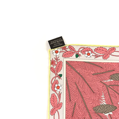 Hermes Silk Dans Les Bras De Selene Scarf 90 Vert Jaune Corail 5 of 5