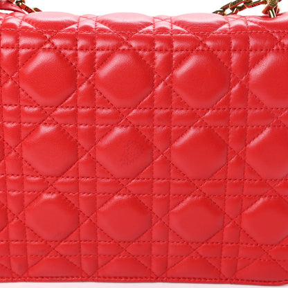 Christian Dior Lambskin Cannage Large Dioraddict Flap Red 16 of 16