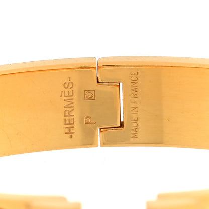 Hermes Enamel Narrow Clic Clac H Bracelet PM Rouge Baroque 4 of 5