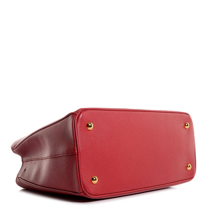 Prada Saffiano Lux Medium Tote Fuoco 4 of 13