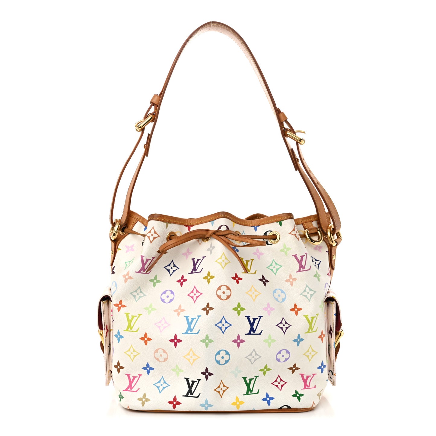 Monogram Multicolor Petit Noe White