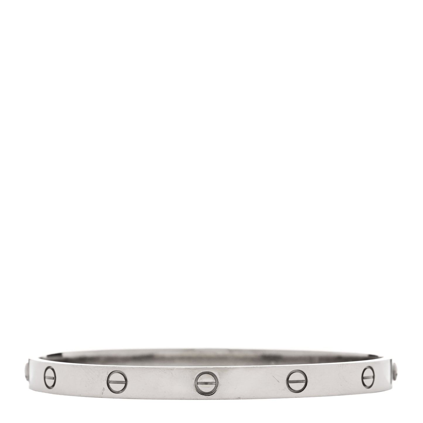18K White Gold LOVE Bracelet 21