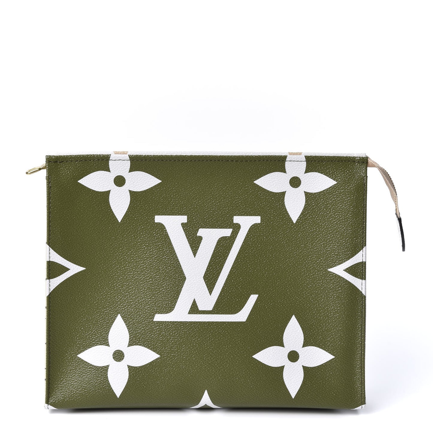 Monogram Giant Toiletry Pouch 26 Kaki