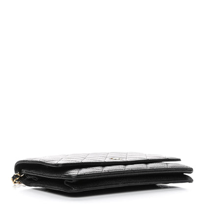 Chanel Caviar Quilted Wallet On Chain WOC Black 3 of 6