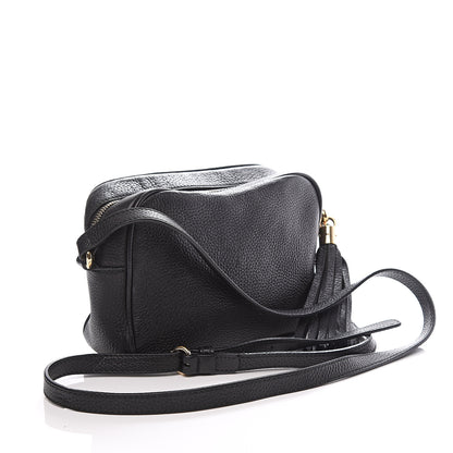 Gucci Pebbled Calfskin Small Soho Disco Bag Black 2 of 17