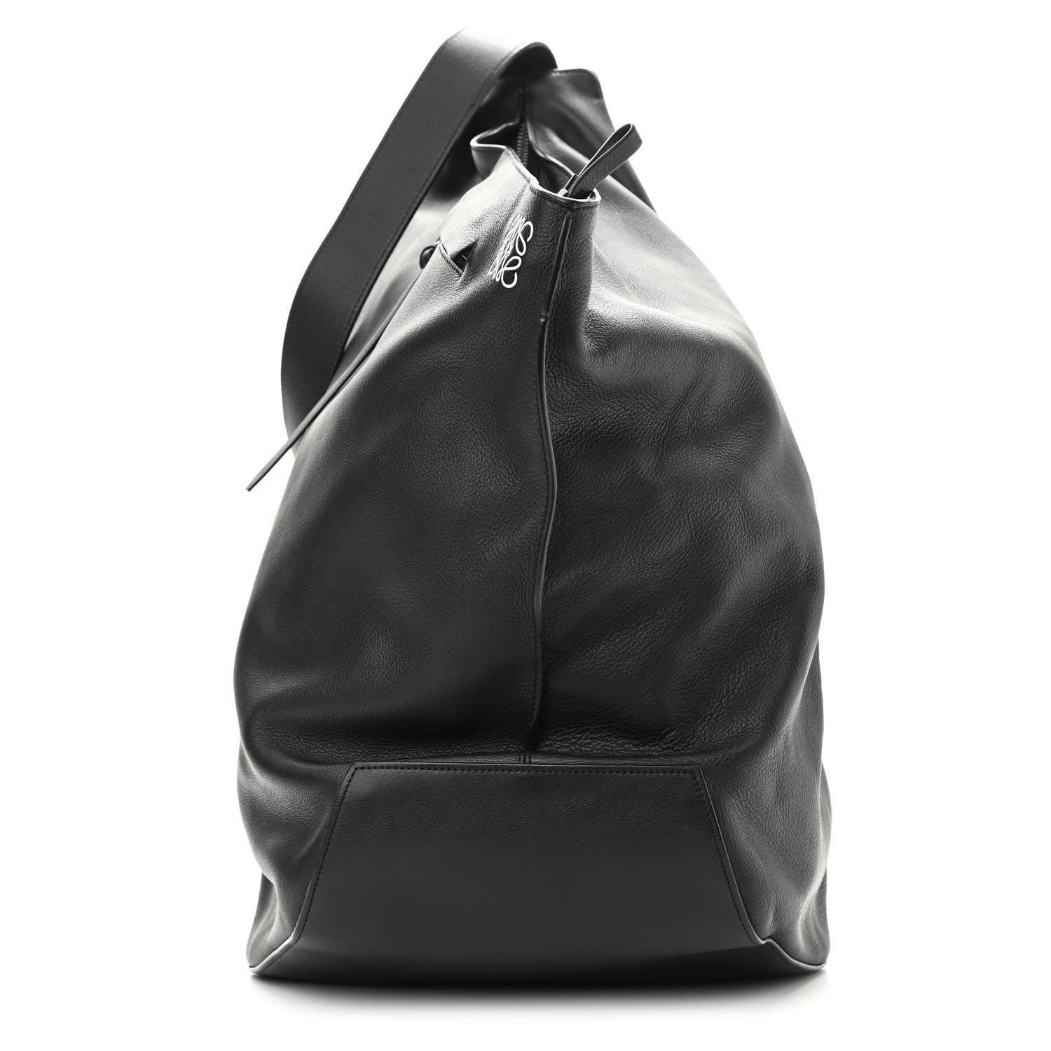 Loewe Grained Calfskin Sling Hobo Black 1 of 10