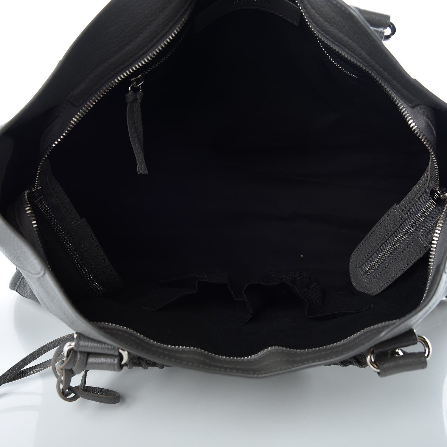 Balenciaga Chevre Silver Metallic Edge Hardware City Gris Acier 5 of 9