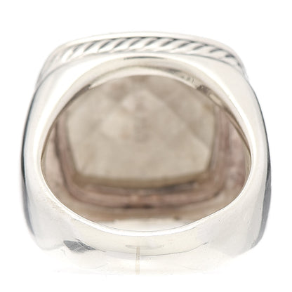 David Yurman Sterling Silver 18K Yellow Gold Diamond 14mm Albion Statement Ring 54 6.75 4 of 6