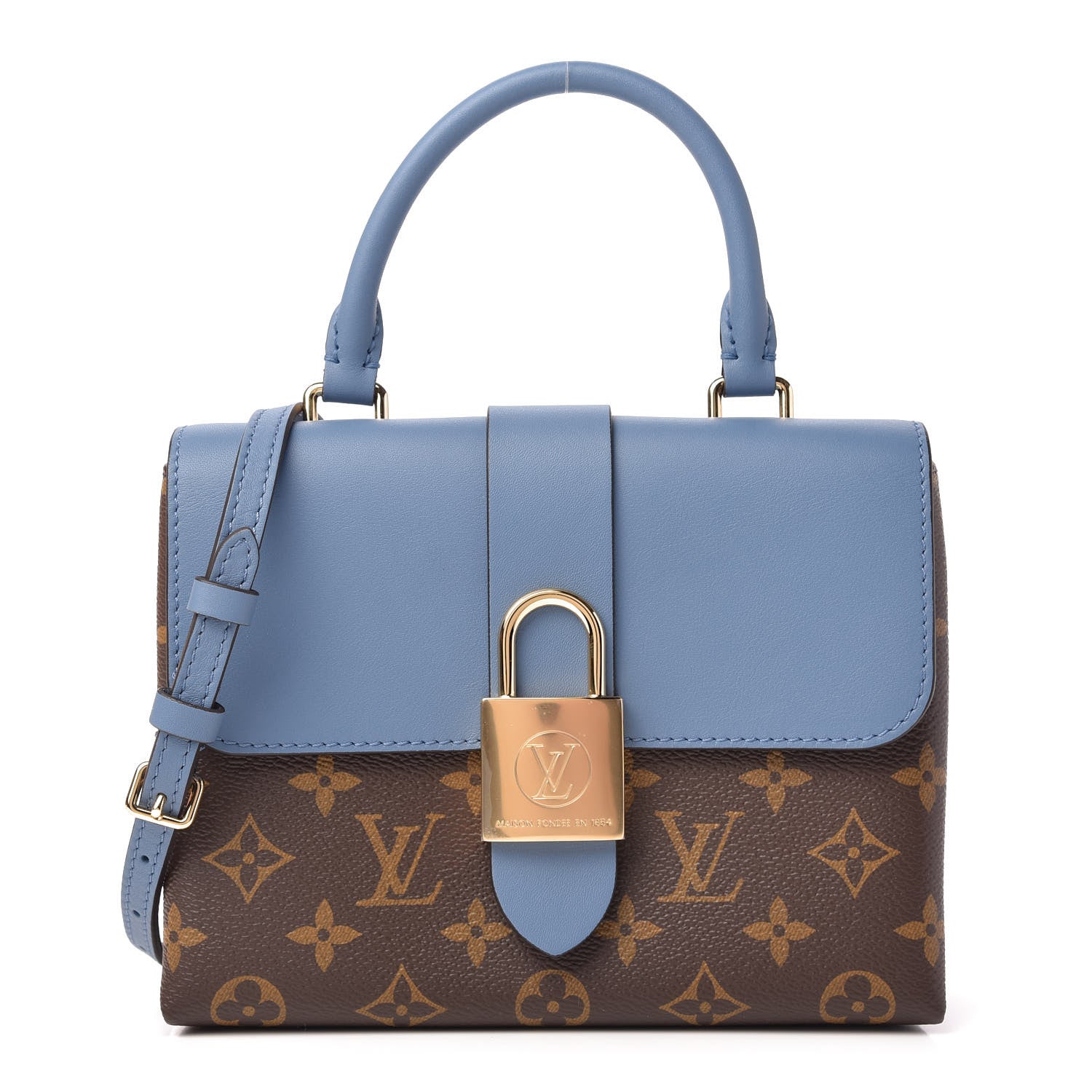 Louis Vuitton Monogram Locky BB Blue Jean 1 of 10