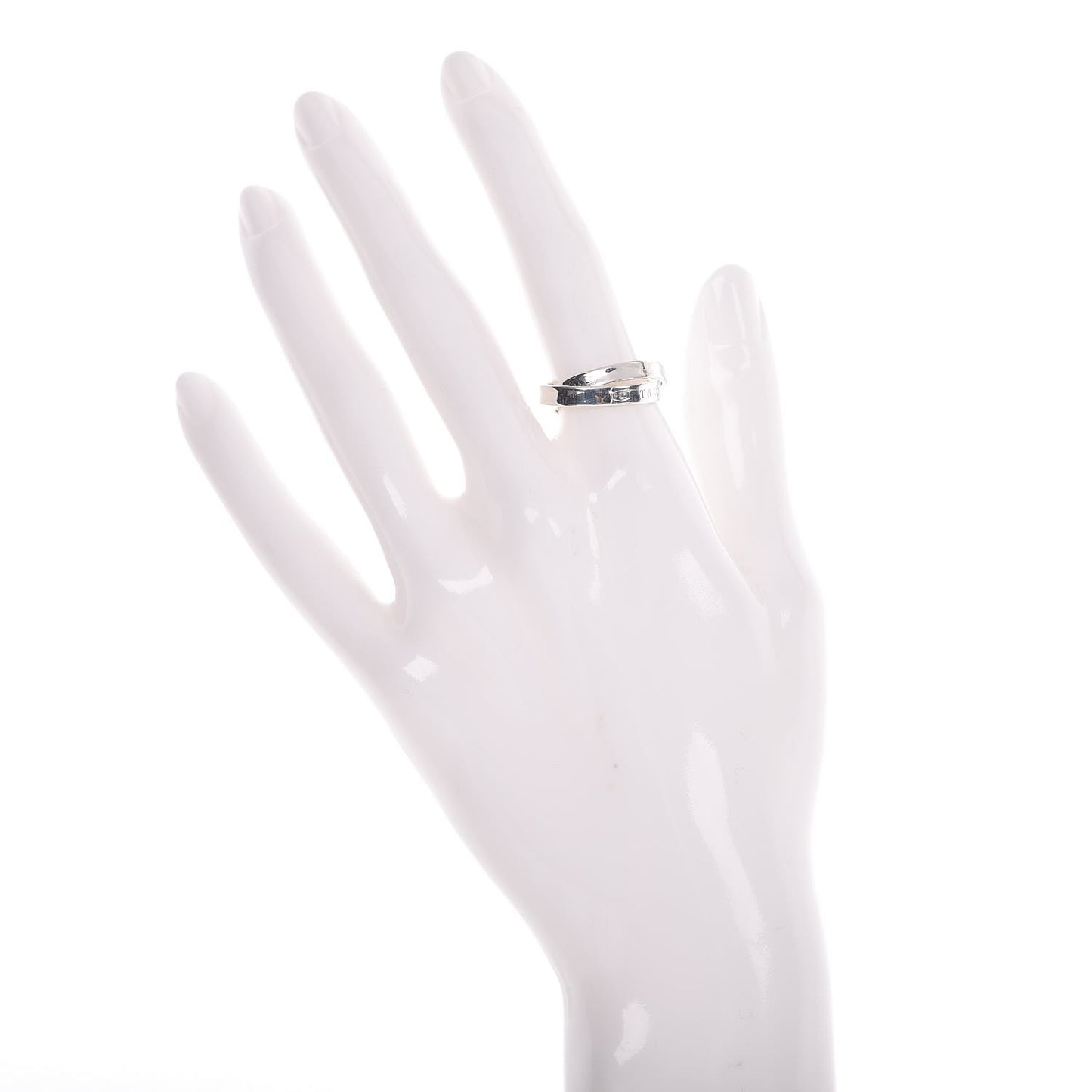 Sterling Silver 1837 Interlocking Ring 51.9 6